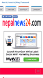 Mobile Screenshot of nepalnews24.com